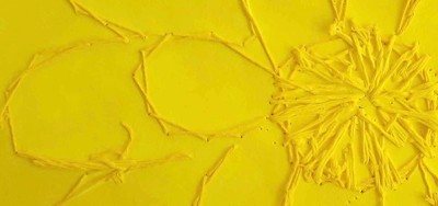 Detail der Einladungskarte zur Ausstellung