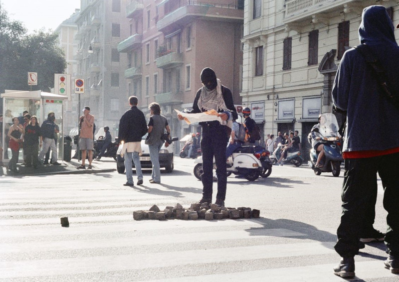 Protests against G8 Summit in Genoa V, 2001 (Detail)