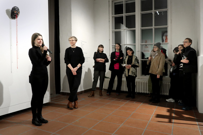 Opening with speeches by Olga Sievers (Project Director, Goethe-Institut in Exile, and Lena Prents (Gallery Director, Parter Galerie).