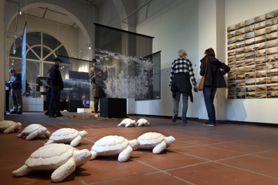 Ausstellungseröffnung, Blick in die Ausstellung