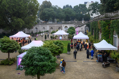 40th anniversary celebration of the gallery in Körnerpark as a full view