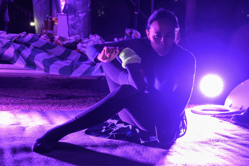 Performance von dem Kollektiv Soy Division zum 40-jährigen Jubiläum der Galerie im Körnerpark