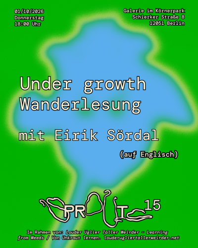 Plakat zur Wanderlesung 